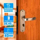 Fechadura Galaxy de Banheiro Bronze Latonado 4193 Aliança